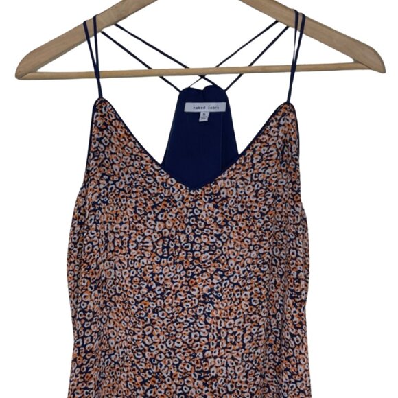 NAKED ZEBRA | Multicolor Leopard Print Spaghetti Strap Mini Dress | Size S - Picture 2 of 11